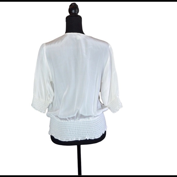 100% Silk Fifteen Twenty Blouse. - Picture 4 of 4